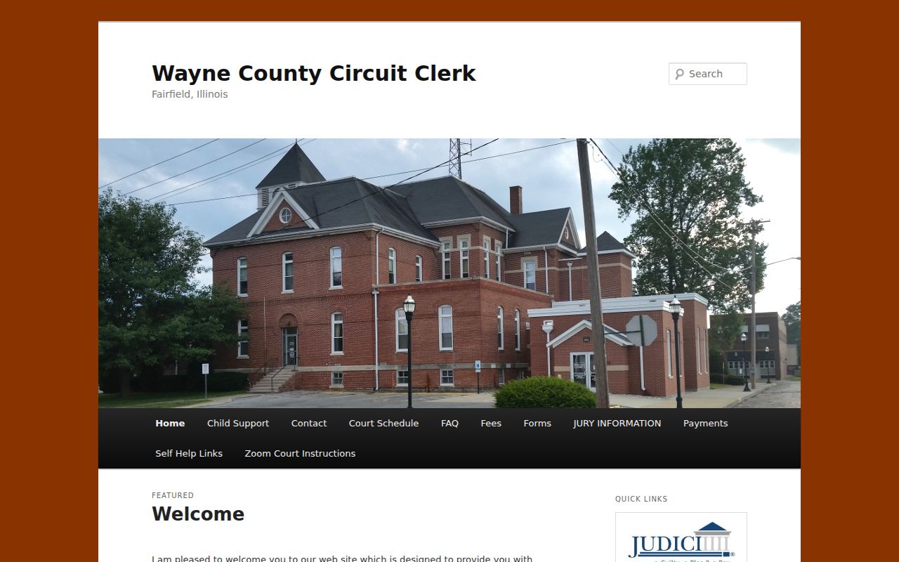 Wayne County criminal history Circuit Clerk services