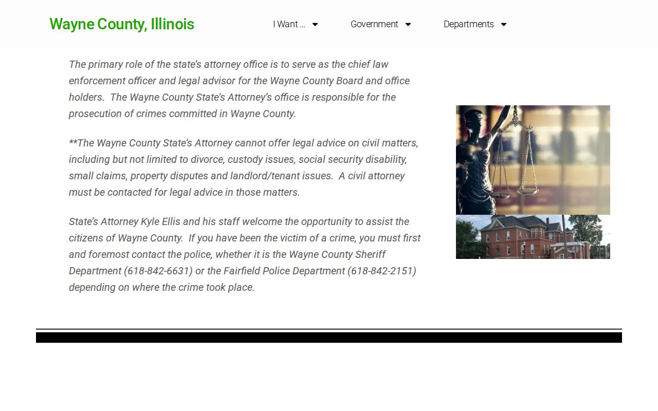Wayne County criminal case State's Attorney office