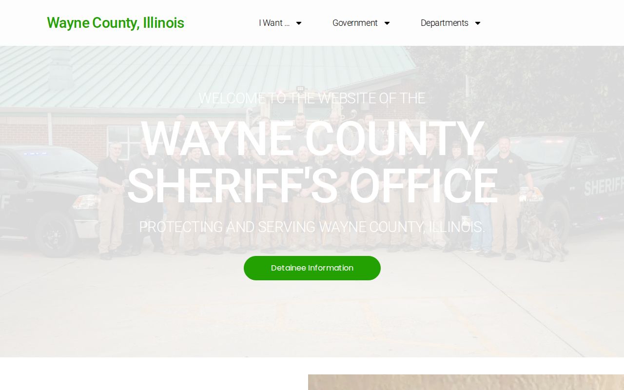 Wayne County criminal records sheriff and jail overview